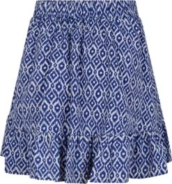 Lofty Manner Rok Isabelle Oa31 436 Blue Ikat Dames Maat - L