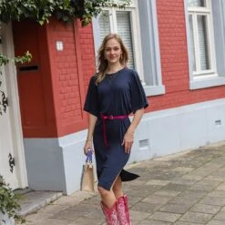 ICHI - Jurk Mafa - Donkerblauw - Total Eclipse - Maat L -Trendsyol Winkel 1200x1200 160