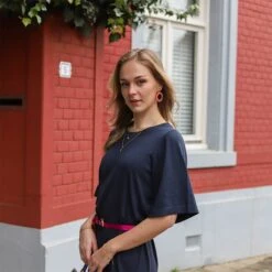 ICHI - Jurk Mafa - Donkerblauw - Total Eclipse - Maat L -Trendsyol Winkel 1200x1200 161