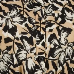 TwoDay Dames Jurk Met Bloemen Beige Zwart - Maat XXL -Trendsyol Winkel 1200x1200 4