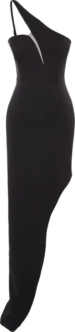 Trendyol Vrouwen Standaard Mouw Asymmetrische Kraag Verschuiving Avond- & Galajurk -Trendsyol Winkel 274x1200