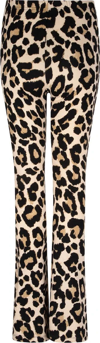 Ambika - Leopard - Soft Flared - Broek - Beige - Maat L 4 Ambika - Leopard - Soft Flared - Broek - Beige - Maat L - Afbeelding 2