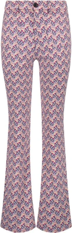 Tramontana Q04-07-101 Pants Travel African Motif Print