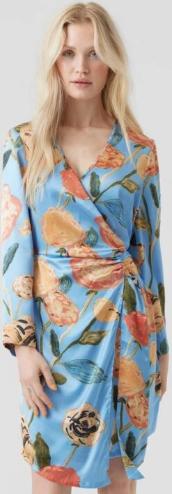 Vero Moda VMRENEE NOA 7/8 SHORT DRESS WVN Dames Mini Wikkeljurk Little Boy Blue - Maat XL 11 Vero Moda VMRENEE NOA 7/8 SHORT DRESS WVN Dames Mini Wikkeljurk Little Boy Blue - Maat XL -Trendsyol Winkel 418x1200