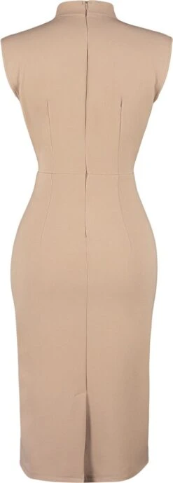 Trendyol Vrouwen Standaard Mouw Staande Kraag Basis Jurk -Trendsyol Winkel 430x1200 1
