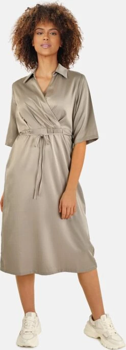 Sisters Point – Jurk – VISOLA- EARTH-beige - Maat M -Trendsyol Winkel 432x1200