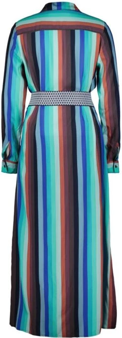 DIDI Dames Dress Blush In Blue With Friends Stripe Print Maat 36 -Trendsyol Winkel 435x1200 1
