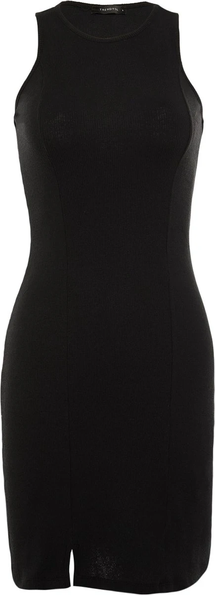 Trendyol Vrouwen Standaard Mouw Halternek Bodycon Jurk 10 Trendyol Vrouwen Standaard Mouw Halternek Bodycon Jurk - Afbeelding 8