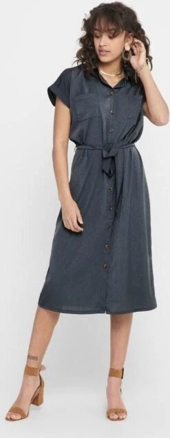 ONLY ONLHANNOVER S/S SHIRT DRESS NOOS WVN Dames - Maat 36 -Trendsyol Winkel 466x1200