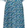 DIDI Dames Dress Blush In Campanula Blue With Sunset Print. Maat 46 2 DIDI Dames Dress Blush In Campanula Blue With Sunset Print. Maat 46 -Trendsyol Winkel 470x1200