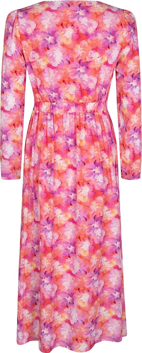 Ydence - Dress Rhode Print - Peach - Maat XS 4 Ydence - Dress Rhode Print - Peach - Maat XS - Afbeelding 2