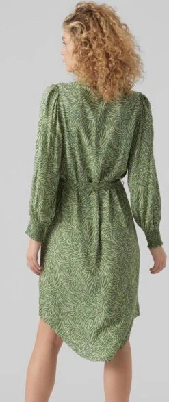 Vero Moda Jurk Vmsara Ls Calf Shirt Dress Wvn 10282451 Reseda/sara Dames Maat - XL 9 Vero Moda Jurk Vmsara Ls Calf Shirt Dress Wvn 10282451 Reseda/sara Dames Maat - XL -Trendsyol Winkel 505x1200 1