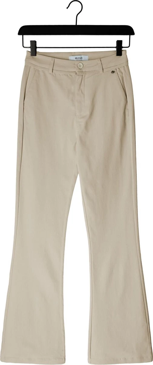 Minus Carma Flared Pants Broeken & Jumpsuits Dames - Jeans - Broekpak - Zand - Maat 38 4 Minus Carma Flared Pants Broeken & Jumpsuits Dames - Jeans - Broekpak - Zand - Maat 38 - Afbeelding 2