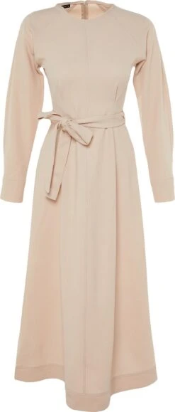 Trendyol Vrouwen Standaard Mouw Ronde Hals A-lijn Jurk -Trendsyol Winkel 512x1200 2