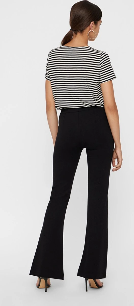 Vero Moda Broek Vmkamma Nw Flared Jersey Pant Noos 10209858 Black Dames Maat - W34 X L34 6 Vero Moda Broek Vmkamma Nw Flared Jersey Pant Noos 10209858 Black Dames Maat - W34 X L34 - Afbeelding 4