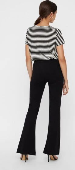 Vero Moda Broek Vmkamma Nw Flared Jersey Pant Noos 10209858 Black Dames Maat - W34 X L30 -Trendsyol Winkel 527x1200 2