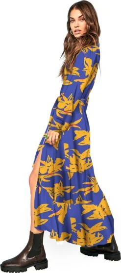 ONLY ONLALMA LIFE POLY EMILY SHIRT DRESS AOP Dames Jurk - Maat M