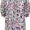 Tramontana C04-07-501 Dress Garden Print Whites