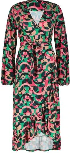 DIDI Dames Jersey Dress Jiva In Pink With Circle Of Life Print Maat 46 -Trendsyol Winkel 553x1200 2