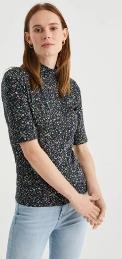 WE Fashion Dames Nauwsluitend T-shirt 8 WE Fashion Dames Nauwsluitend T-shirt -Trendsyol Winkel 566x1200