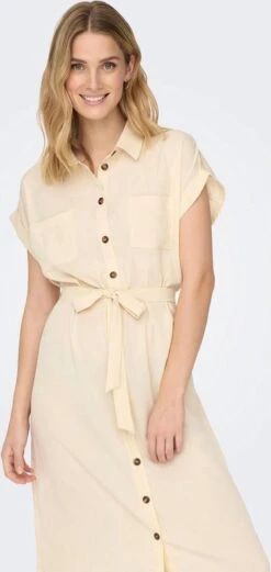 Only Jurk Onlhannover S/s Shirt Dress Noos Wv 15191953 Birch Dames Maat - 40 -Trendsyol Winkel 569x1200