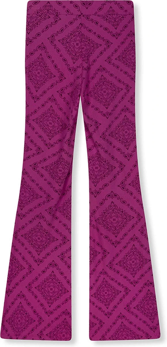 Refined Department - Knitted Flare Pants ABBA - Soft Pink - Maat L 4 Refined Department - Knitted Flare Pants ABBA - Soft Pink - Maat L - Afbeelding 2