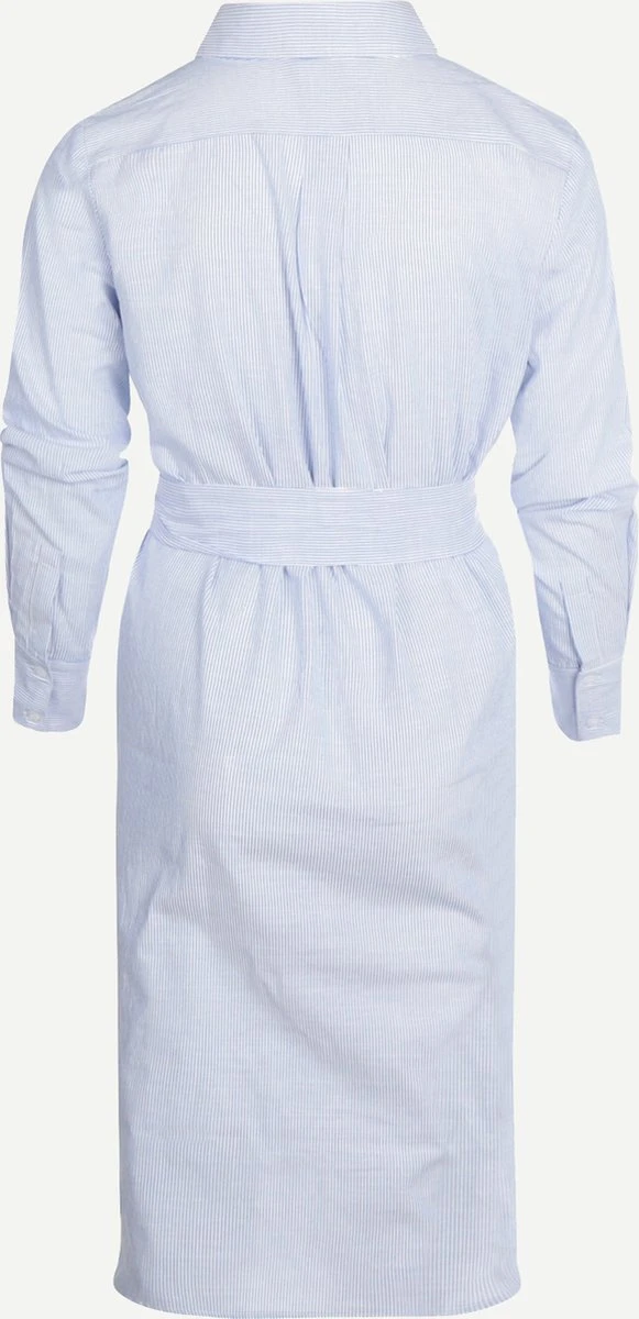 Steppin' Out Lente/Zomer 2023 Stripe Dress Vrouwen - Regular Fit - Katoen - Wit (38) 5 Steppin' Out Lente/Zomer 2023 Stripe Dress Vrouwen - Regular Fit - Katoen - Wit (38) - Afbeelding 3