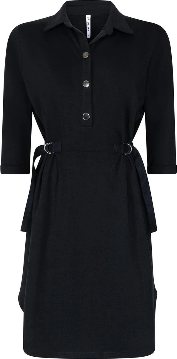 Zoso Jurk Judith Dress With Detail 231 0008 Navy Dames Maat - M 3 Zoso Jurk Judith Dress With Detail 231 0008 Navy Dames Maat - M
