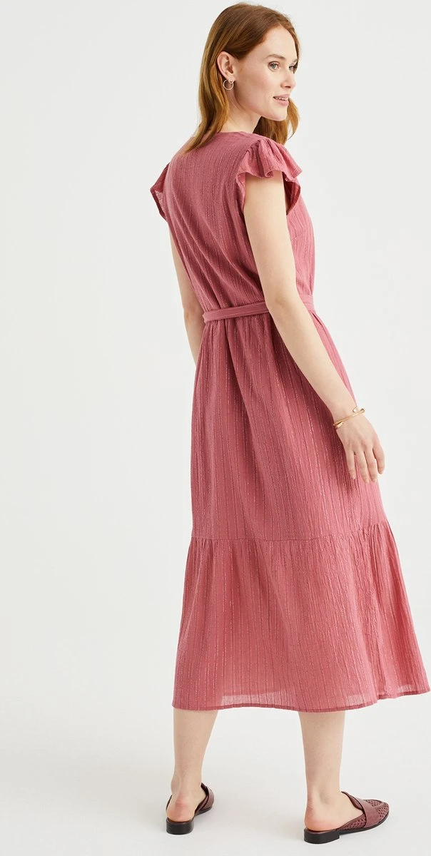 WE Fashion Dames Jurk Met Glittergaren 4 WE Fashion Dames Jurk Met Glittergaren - Afbeelding 2