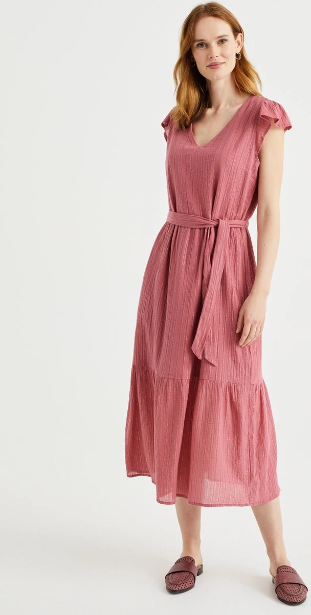 WE Fashion Dames Jurk Met Glittergaren 5 WE Fashion Dames Jurk Met Glittergaren - Afbeelding 3