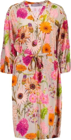 Geisha Dress 37137-20 Sand/Pink Combi 30 Geisha Dress 37137-20 Sand/Pink Combi -Trendsyol Winkel 611x1200