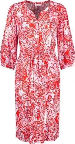 GERRY WEBER Dames Midi-jurk Ecru/Weiss/Rot/Orange Druck-44 12 GERRY WEBER Dames Midi-jurk Ecru/Weiss/Rot/Orange Druck-44 -Trendsyol Winkel 627x1200 2