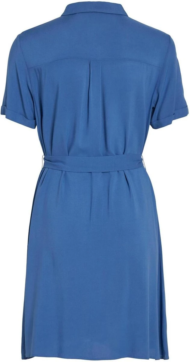 VILA VIPAYA S/S SHIRT DRESS/SU - NOOS Dames Jurk - Maat 38 4 VILA VIPAYA S/S SHIRT DRESS/SU - NOOS Dames Jurk - Maat 38 - Afbeelding 2