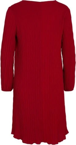 Cassis Korte, Effen Jurk Met Grafische Plissé-effecten Op De Stof 20 Cassis Korte, Effen Jurk Met Grafische Plissé-effecten Op De Stof -Trendsyol Winkel 634x1200 1