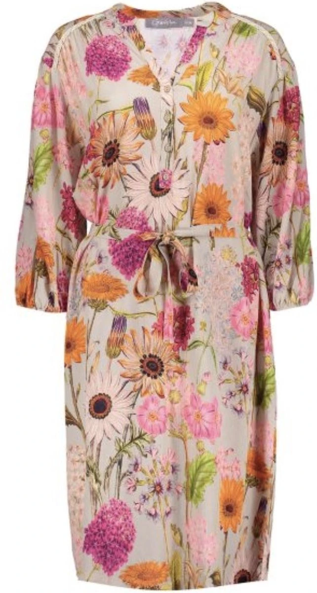 Geisha Dress 37137-20 Sand/Pink Combi 3 Geisha Dress 37137-20 Sand/Pink Combi