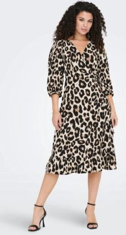 ONLY ONLOLIVIA 3/4 WRAP MIDI DRESS WVN NOOS Dames Jurk - Maat XXL -Trendsyol Winkel 643x1200 3
