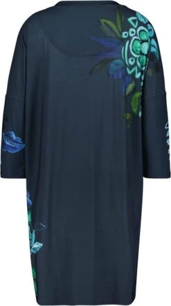 DIDI Dames Loose Dress Sandy Print In Darkblue With Eyecandy Multi Maat 46 11 DIDI Dames Loose Dress Sandy Print In Darkblue With Eyecandy Multi Maat 46 -Trendsyol Winkel 671x1200