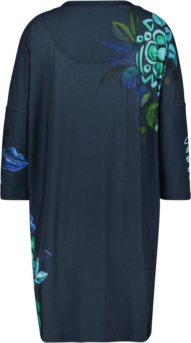 DIDI Dames Loose Dress Sandy Print In Darkblue With Eyecandy Multi Maat 46 7 DIDI Dames Loose Dress Sandy Print In Darkblue With Eyecandy Multi Maat 46 - Afbeelding 5