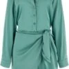 Guess ES LS Alya Dress Dames Jurk - Groen - Maat L -Trendsyol Winkel 673x1200 1