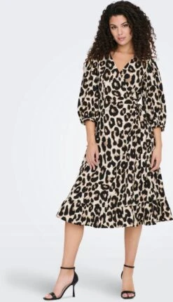 ONLY ONLOLIVIA 3/4 WRAP MIDI DRESS WVN NOOS Dames Jurk - Maat XXL -Trendsyol Winkel 690x1200 1