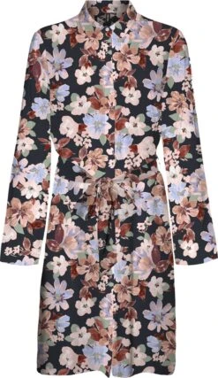 VERO MODA VMLUCIA LS ABK SHIRT DRESS WVN Dames Jurk - Maat XL