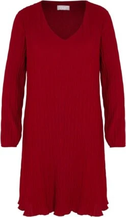 Cassis Korte, Effen Jurk Met Grafische Plissé-effecten Op De Stof 16 Cassis Korte, Effen Jurk Met Grafische Plissé-effecten Op De Stof -Trendsyol Winkel 698x1200