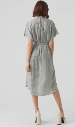 VERO MODA VMBUMPY SS CALF SHIRT DRESS NOOS Dames Jurk - Maat XS -Trendsyol Winkel 707x1200