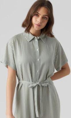 VERO MODA VMBUMPY SS CALF SHIRT DRESS NOOS Dames Jurk - Maat XS -Trendsyol Winkel 720x1200