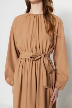 Trendyol Vrouwen Raglan Mouw Ronde Hals A-lijn Jurk -Trendsyol Winkel 799x1200 5