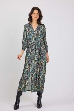 DIDI Dames Dress Glorious In Taos Taupe With Mediteranea Inca Print Maat 44 -Trendsyol Winkel 800x1200 122