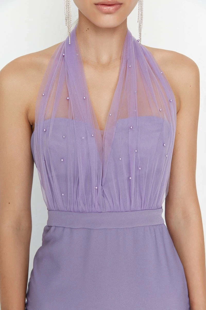 Trendyol Vrouwen Standaard Mouw Lieve Schat Meermin Avond- & Galajurk 4 Trendyol Vrouwen Standaard Mouw Lieve Schat Meermin Avond- & Galajurk - Afbeelding 2