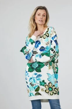 DIDI Dames Sweat Dress Lou Met Off-white Eyecandy Print Maat 40 -Trendsyol Winkel 800x1200 182