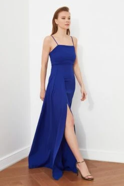 Trendyol Vrouwen Standaard Mouw Vierkante Kraag Verschuiving Avond- & Galajurk -Trendsyol Winkel 800x1200 188