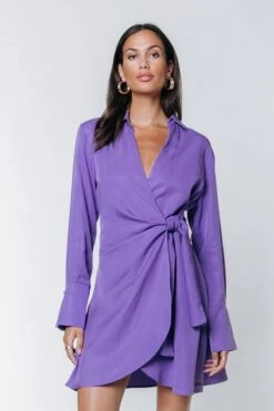 Colourful Rebel Hette Uni Wrap Mini Dress- Maat XL